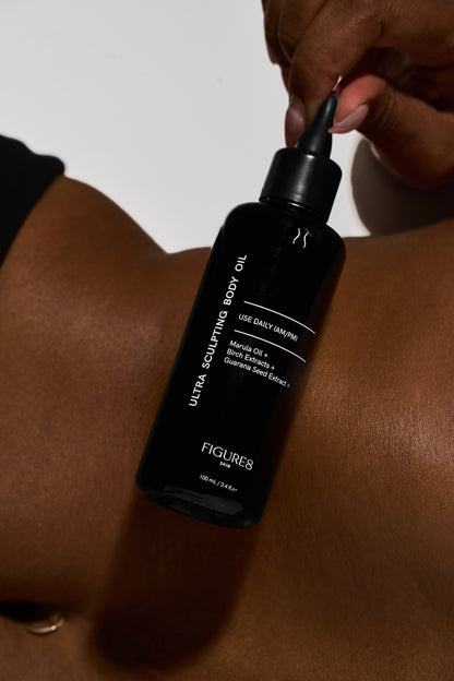 Black bottle of FIGUR8 ultra sculpting body oil being applied to skin.

anti aging skincare, best anti aging skincare, skin tightening products, firming skincare products, collagen skincare products, peptide serum for skin, skin tightening cream, best serum for aging skin, hydration skincare, skin barrier repair skincare, medical grade anti aging skincare, professional skincare line, skincare for fine lines, skincare for wrinkles, skincare for elasticity, skincare for sagging skin, advanced anti aging skinc